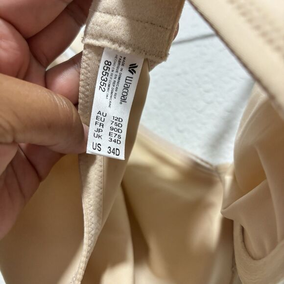 NWT Wacoal High Standards Underwire Bra 855352 Size 34D US Nude Tan Neutral - Picture 7 of 9